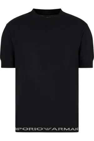 Emporio Armani Herren, Oberteile, Schwarzk, MGröße: