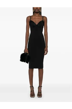 Elisabetta Franchi Damen, Kleider, Schwarzk, SGröße: