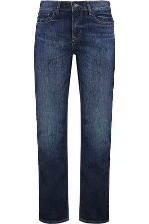 7 for all Mankind Herren, Jeans, Blau, W34Größe: