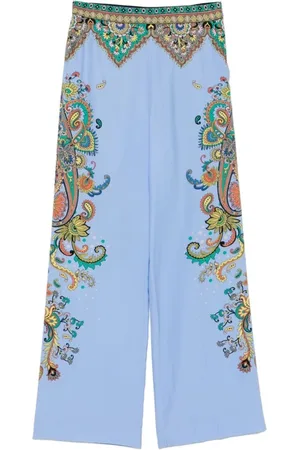 Etro Damen, Hosen, Blau, LGröße: