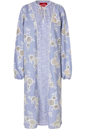 Crās Damen, Kleider, Blau, SGröße: