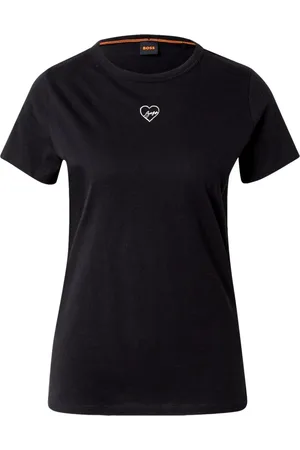 HUGO BOSS Damen, Oberteile, Schwarzk, LGröße: