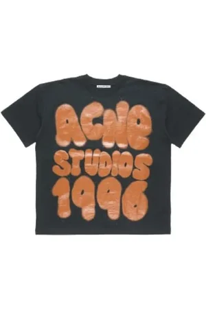 Acne Studios Damen, Oberteile, Schwarzk, SGröße: