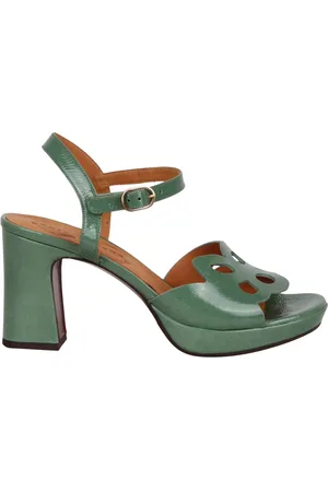 Chie Mihara Damen, Schuhe, Grün, 39 1/2 EUGröße: