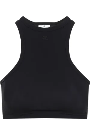 Courrèges Damen, Oberteile, Schwarzk, XSGröße: