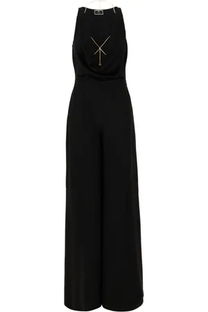 Elisabetta Franchi Damen, Jumpsuits & Playsuits, Schwarzk, XSGröße: