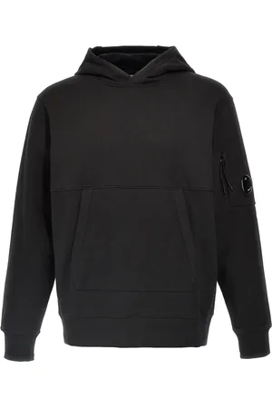 C.P. Company Herren, Sweatshirts & Hoodies, Schwarzk, LGröße: