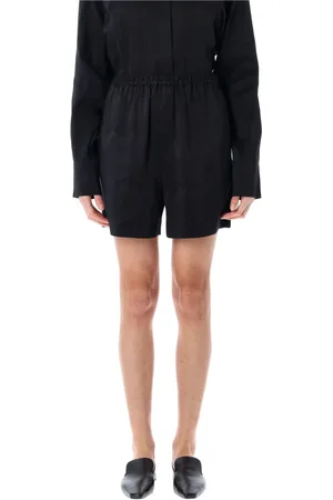 Loulou Studio Damen, Shorts, Schwarzk, SGröße: