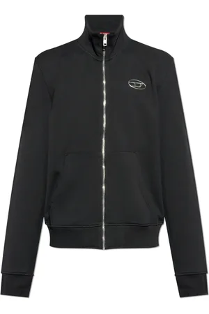 Diesel Herren, Sweatshirts & Hoodies, Schwarzk, LGröße: