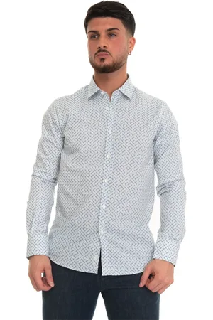 CANALI Herren, Shirts, Weiß, MGröße: