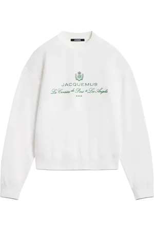Jacquemus Herren, Sweatshirts & Hoodies, Weiß, LGröße:
