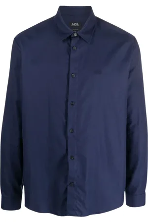 A.P.C. Herren, Shirts, Blau, MGröße: