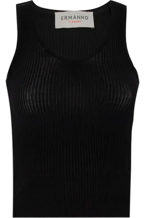 ERMANNO SCERVINO Damen, Oberteile, Schwarzk, LGröße: