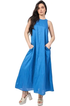 ECOALF Damen, Kleider, Blau, MGröße: