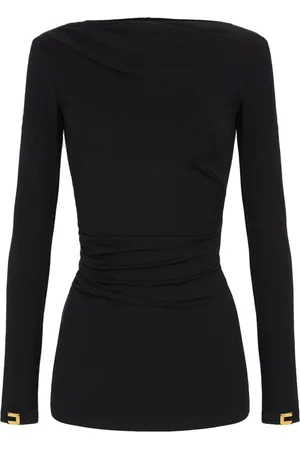 Elisabetta Franchi Damen, Oberteile, Schwarzk, MGröße:
