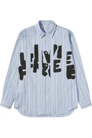 Comme des Garçons Herren, Shirts, Blau, LGröße: