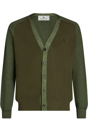 Etro Herren, Strickwaren, Grün, 2XLGröße: