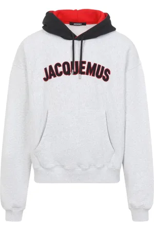 Jacquemus Herren, Sweatshirts & Hoodies, Grau, LGröße: