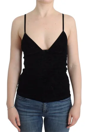 ERMANNO SCERVINO Damen, Oberteile, Schwarzk, SGröße: