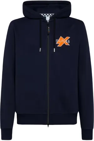 sun68 Herren, Sweatshirts & Hoodies, Blau, SGröße: