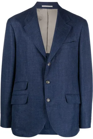 Brunello Cucinelli Herren, Jacken, Blau, 2XLGröße: