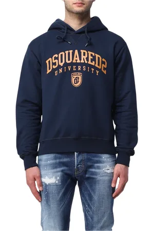 Dsquared2 Herren, Sweatshirts & Hoodies, Blau, LGröße: