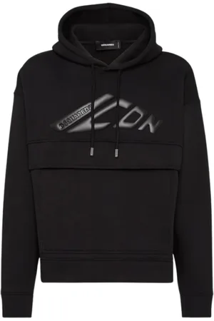 Dsquared2 Herren, Sweatshirts & Hoodies, Schwarzk, MGröße: