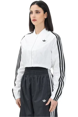 adidas Damen, Jacken, Weiß, MGröße: