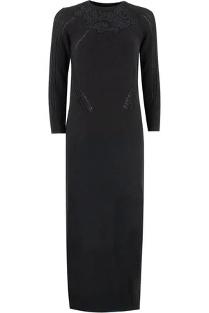ERMANNO SCERVINO Damen, Kleider, Schwarzk, SGröße: