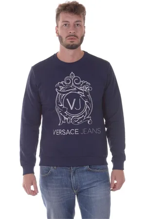 VERSACE Herren, Sweatshirts & Hoodies, Blau, XLGröße: