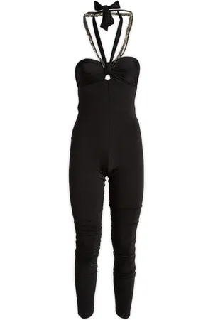 The Attico Damen, Jumpsuits & Playsuits, Schwarzk, 2XSGröße: