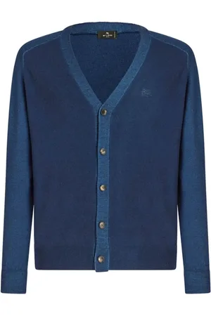 Etro Herren, Strickwaren, Blau, LGröße: