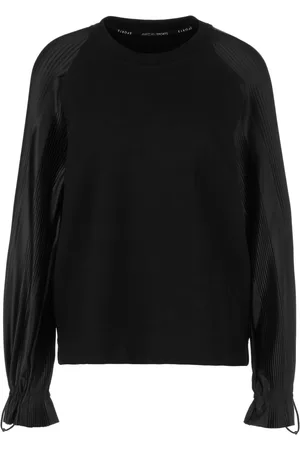 Marc Cain Damen, Sweatshirts & Hoodies, Schwarzk, MGröße: