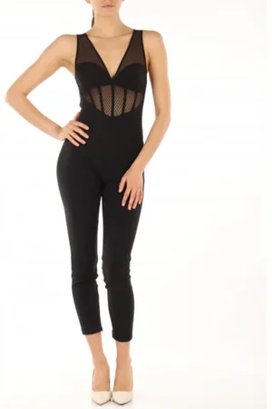 Elisabetta Franchi Damen, Jumpsuits & Playsuits, Schwarzk, XSGröße: