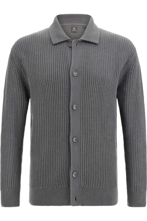 Boggi Milano Herren, Strickwaren, Grau, LGröße: