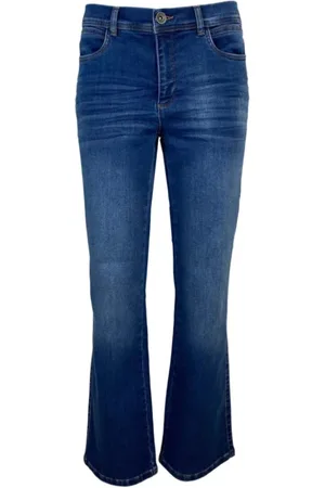 2-Biz Damen, Jeans, Blau, MGröße:
