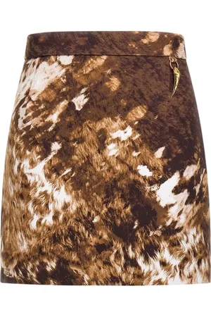 Roberto Cavalli Damen, Röcke, Braun, XLGröße: