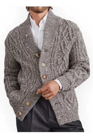 Brunello Cucinelli Herren, Strickwaren, Grau, XLGröße: