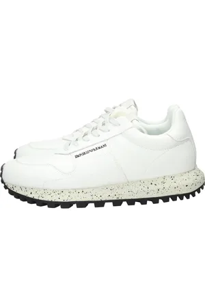 Emporio Armani Herren, Schuhe, Weiß, 44 1/2 EUGröße: