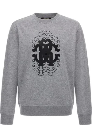 Roberto Cavalli Herren, Sweatshirts & Hoodies, Grau, XLGröße: