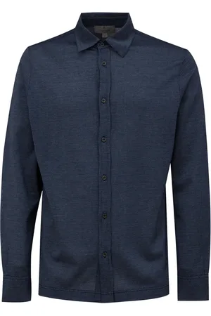 CANALI Herren, Shirts, Blau, LGröße: