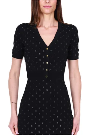 Elisabetta Franchi Damen, Strickwaren, Schwarzk, MGröße: