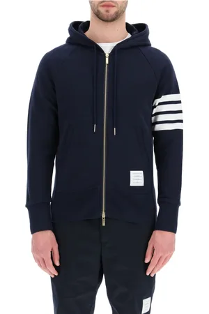 Thom Browne Herren, Sweatshirts & Hoodies, Blau, MGröße: