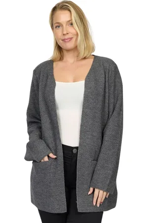 2-Biz Damen, Strickwaren, Grau, 2XLGröße: