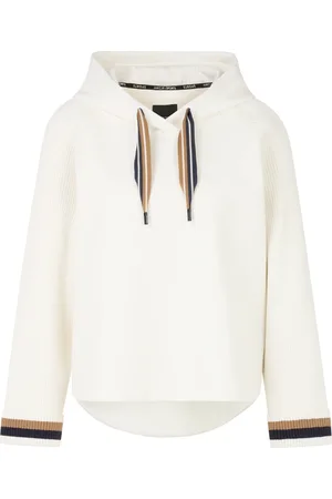 Marc Cain Damen, Sweatshirts & Hoodies, Weiß, LGröße: