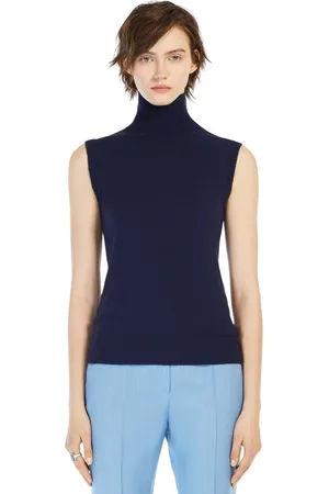 Sportmax Damen, Oberteile, Blau, MGröße: