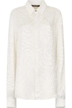 Roberto Cavalli Herren, Shirts, Weiß, LGröße: