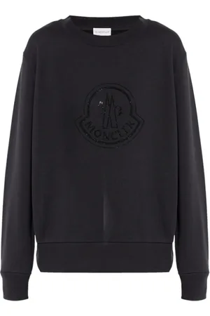 Moncler Damen, Sweatshirts & Hoodies, Schwarzk, SGröße: