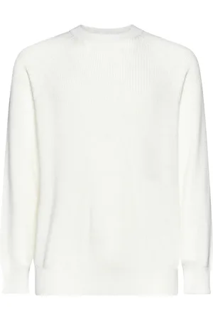 Brunello Cucinelli Herren, Sweatshirts & Hoodies, Weiß, LGröße: