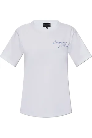 Emporio Armani Damen, Oberteile, Weiß, LGröße: